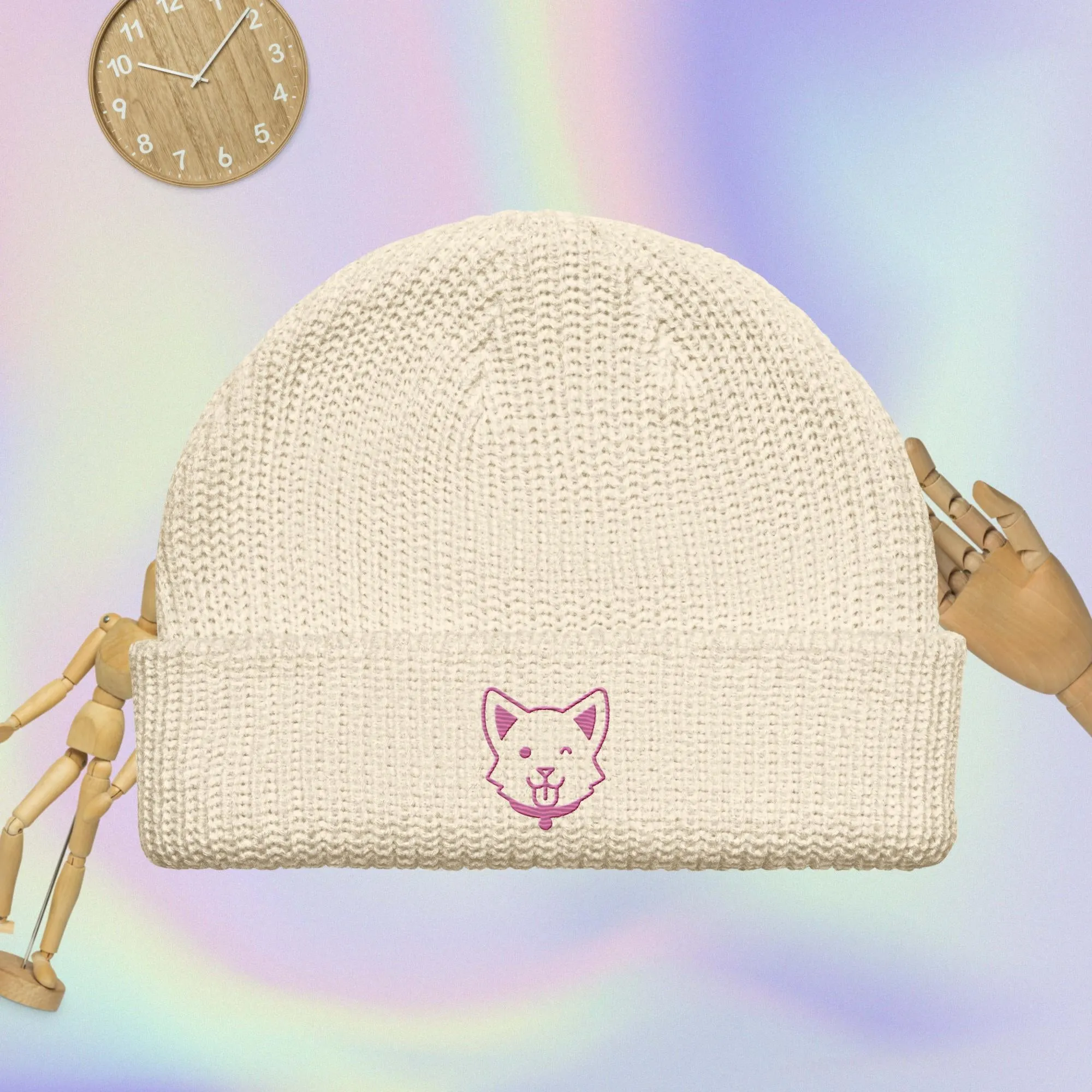 200 Puffy Embroidered Fishermans Beanie