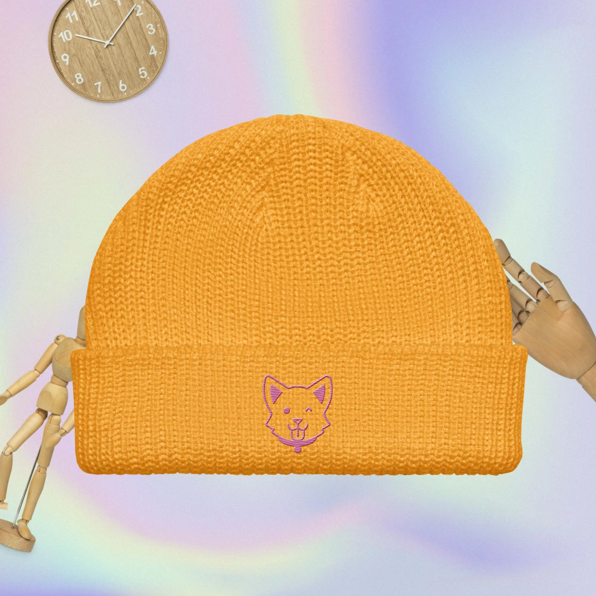 200 Puffy Embroidered Fishermans Beanie