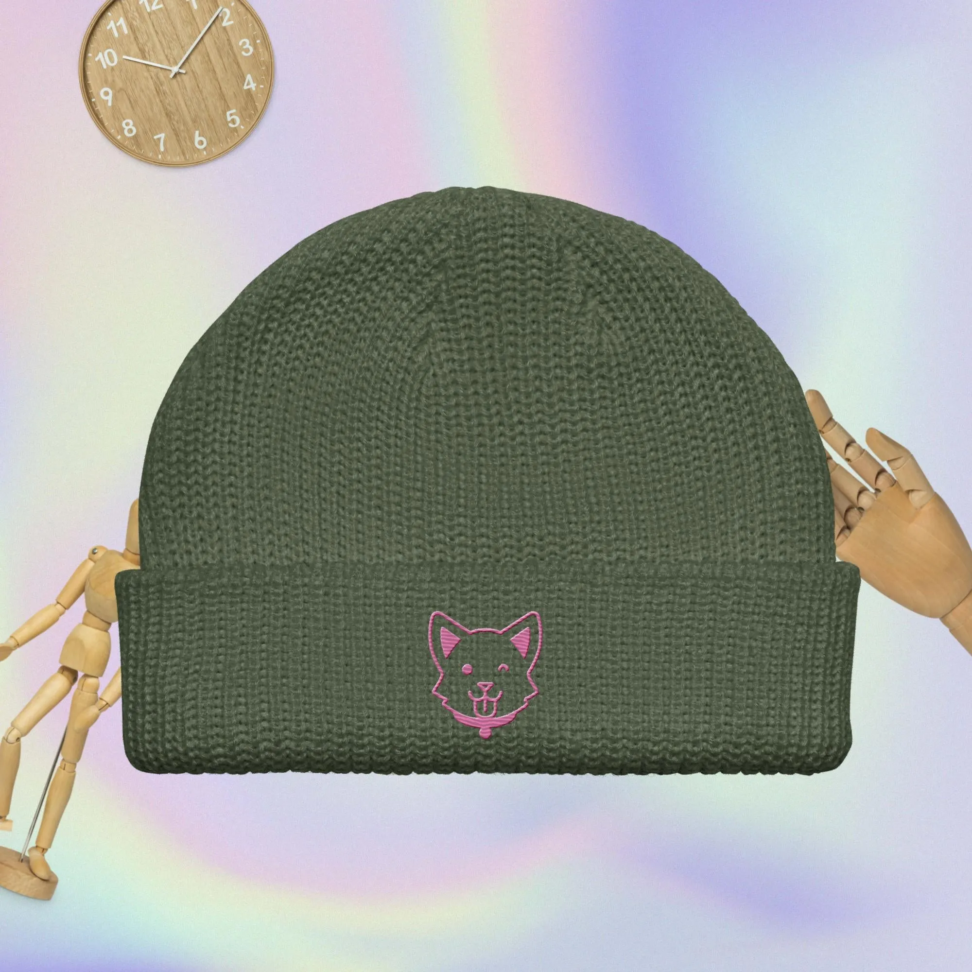 200 Puffy Embroidered Fishermans Beanie
