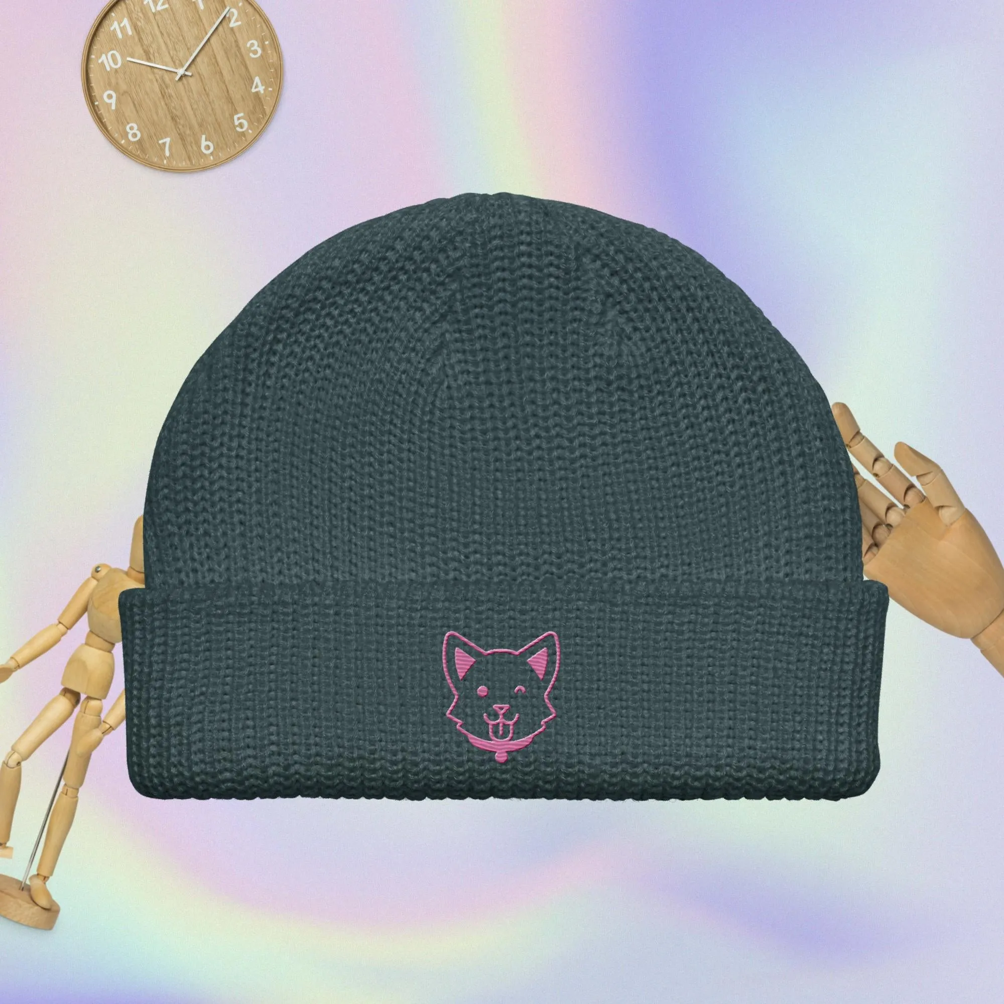 200 Puffy Embroidered Fishermans Beanie