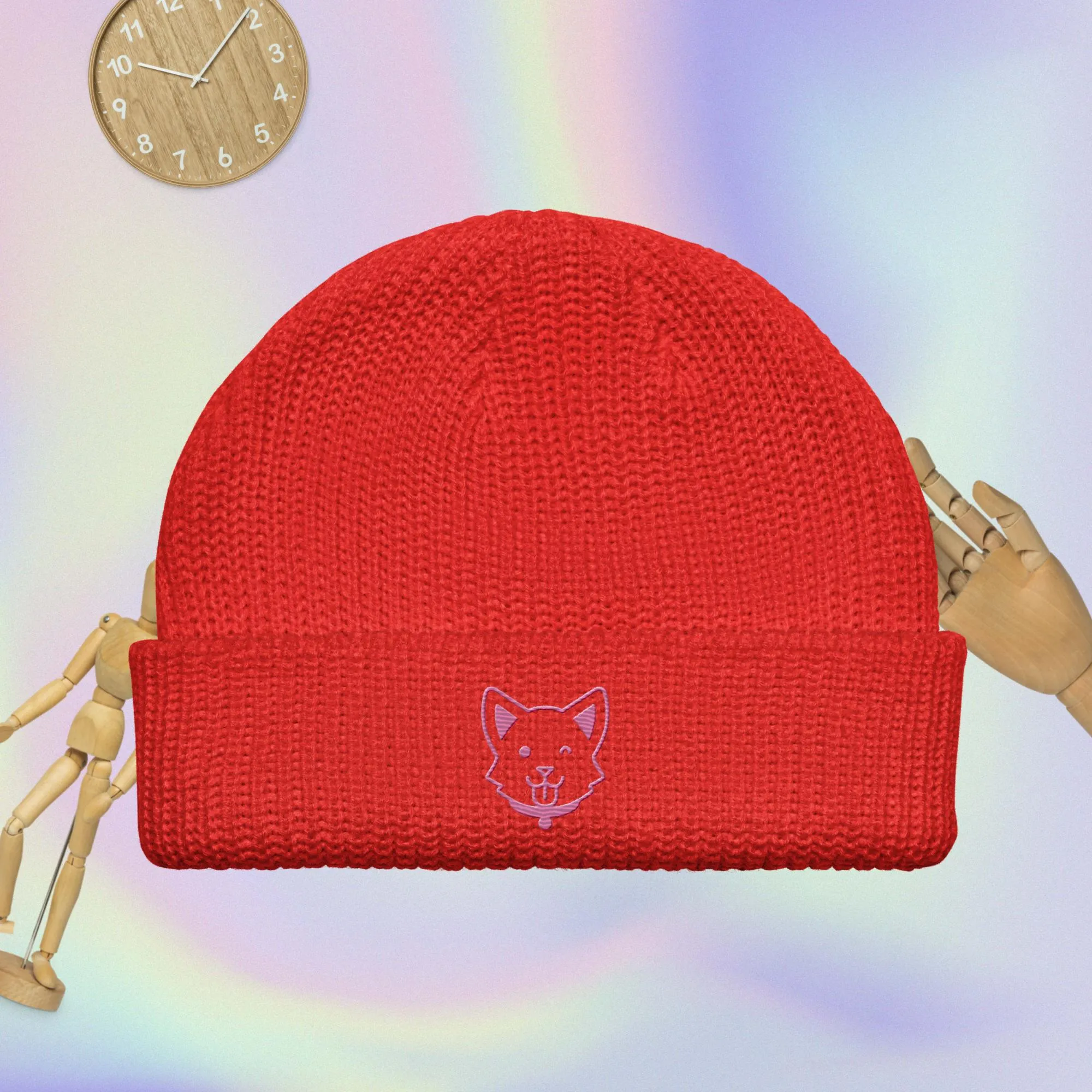 200 Puffy Embroidered Fishermans Beanie