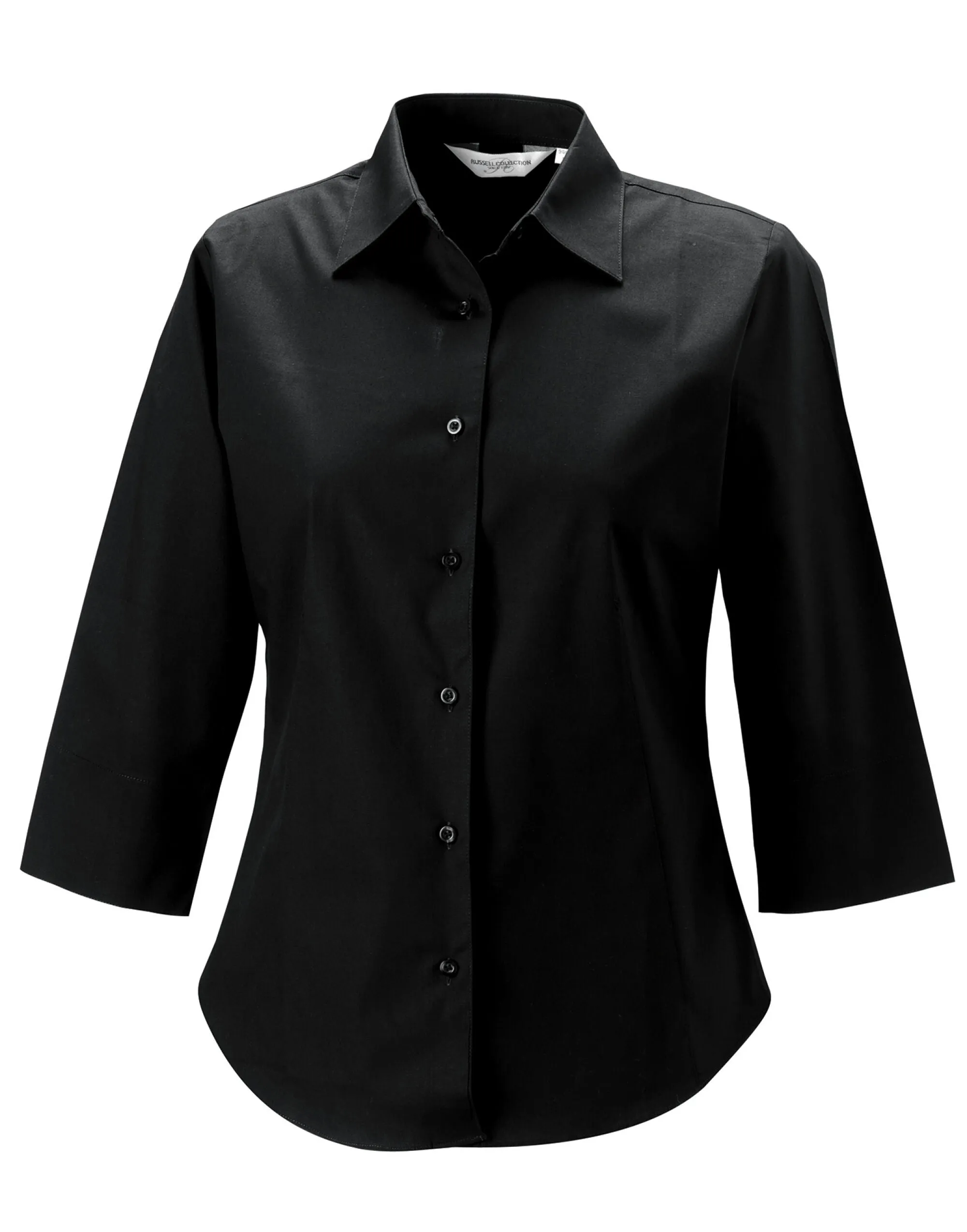 946F Russell Collection Lady 3/4 Stretch Shrt
