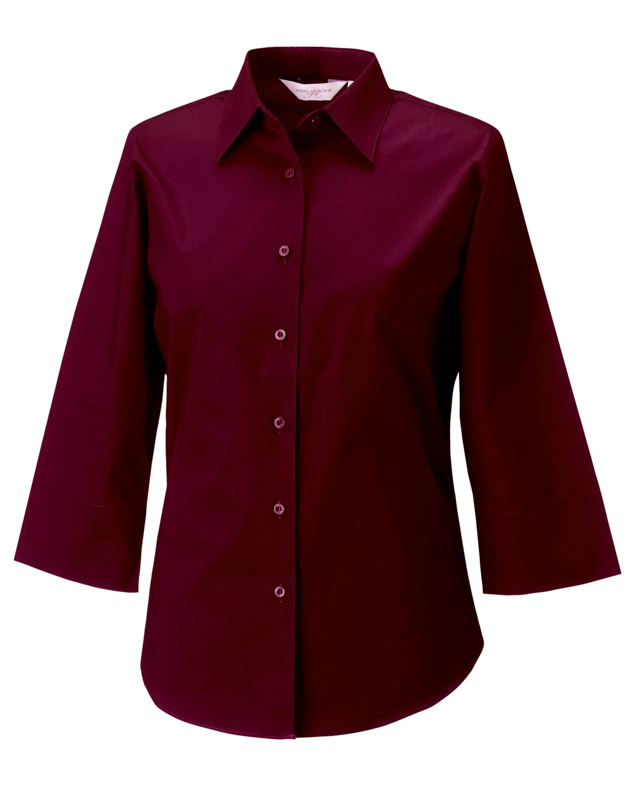 946F Russell Collection Lady 3/4 Stretch Shrt