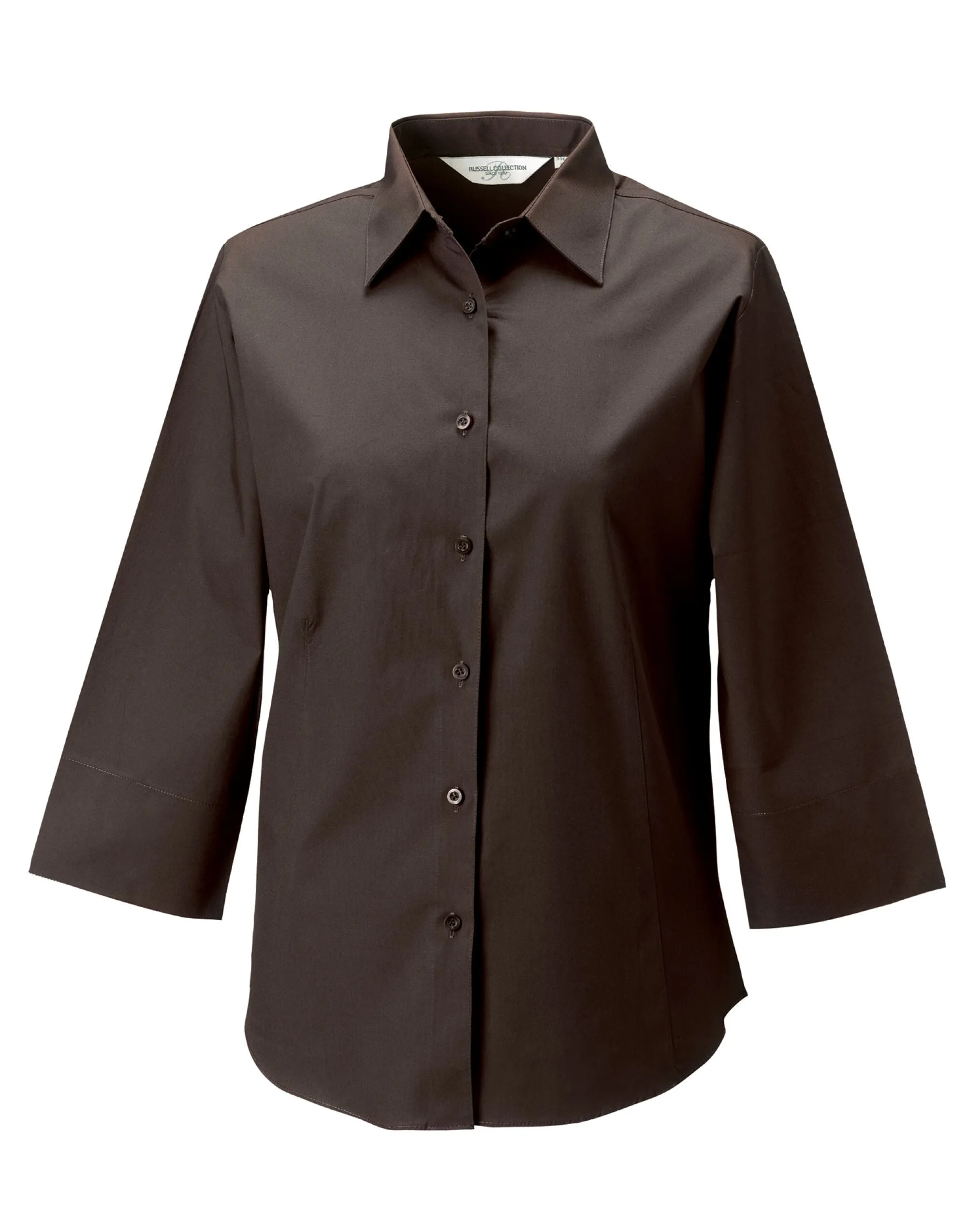 946F Russell Collection Lady 3/4 Stretch Shrt