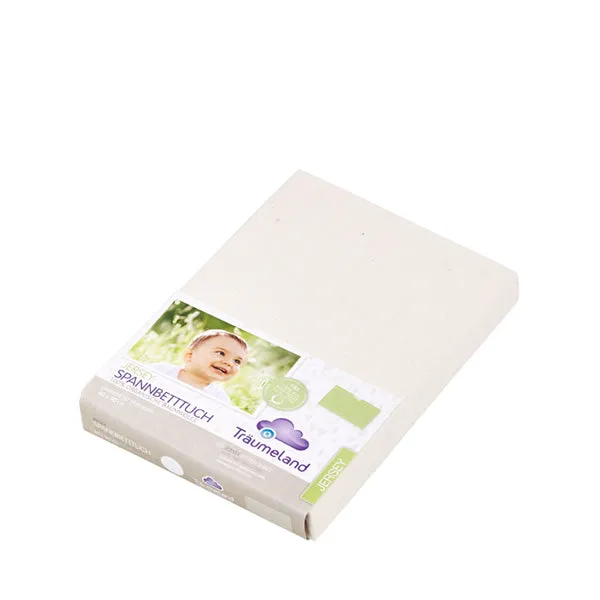 Bednest Organic Jersey Fitted Sheet – Cream