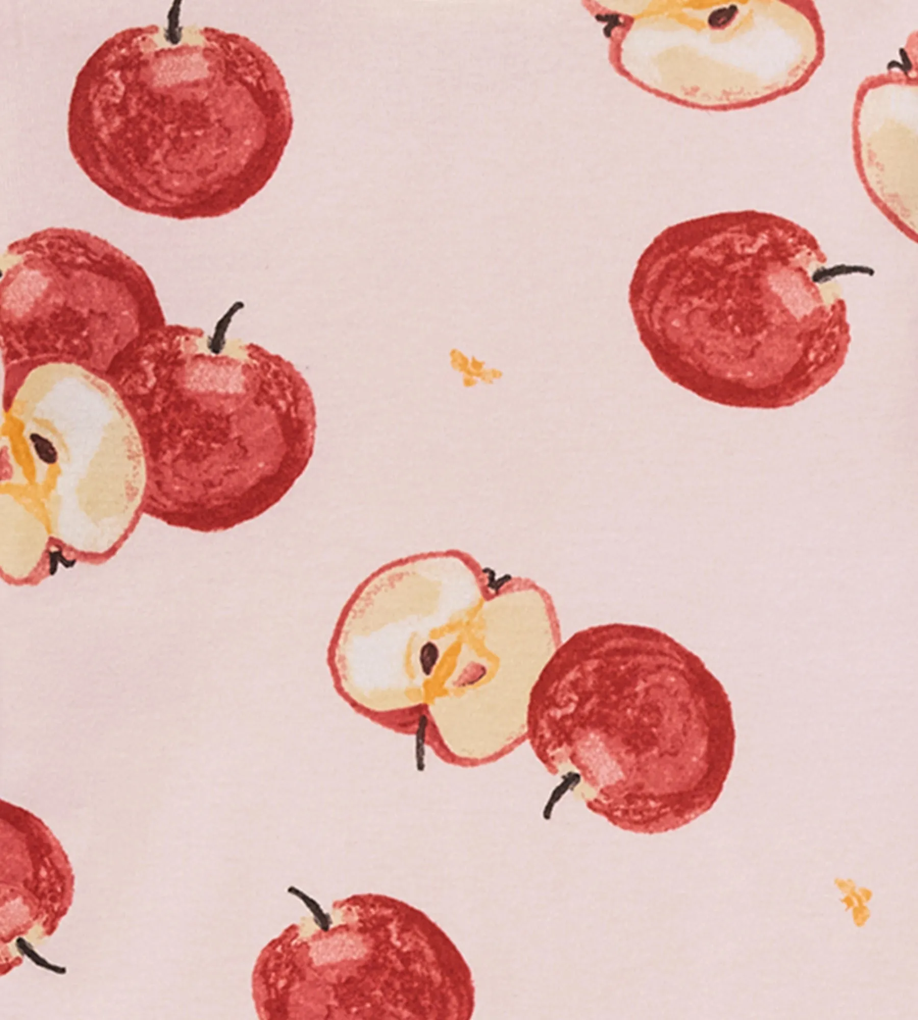 Burt's Bees Organic Snug Fit Two-Piece Pajamas Apple Orchard