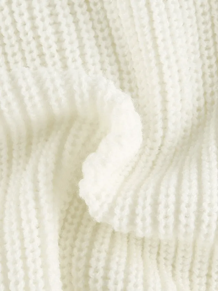Contrasting Trim Vintage Sweater
