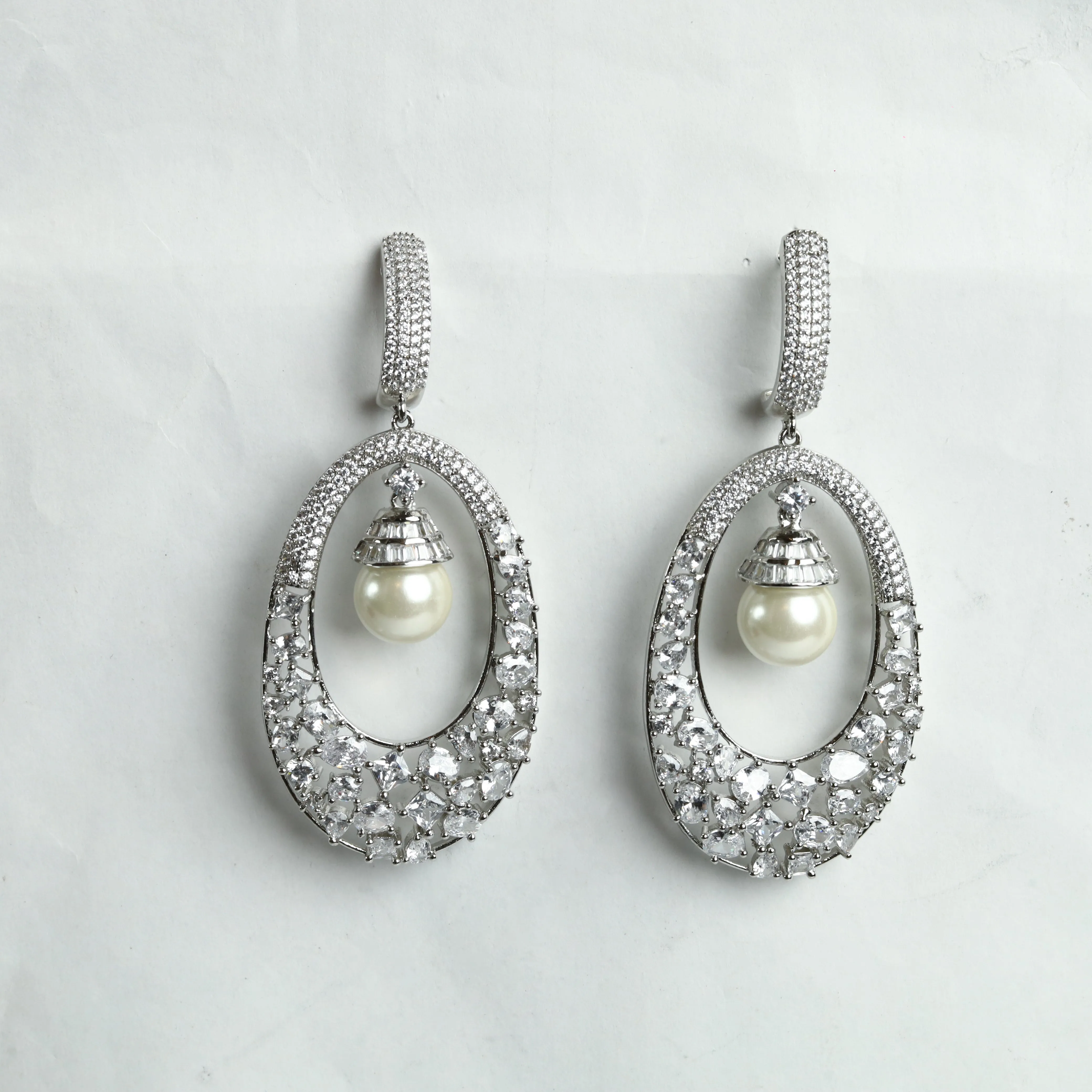 Danglers Zircon/AD Earring 3364-08