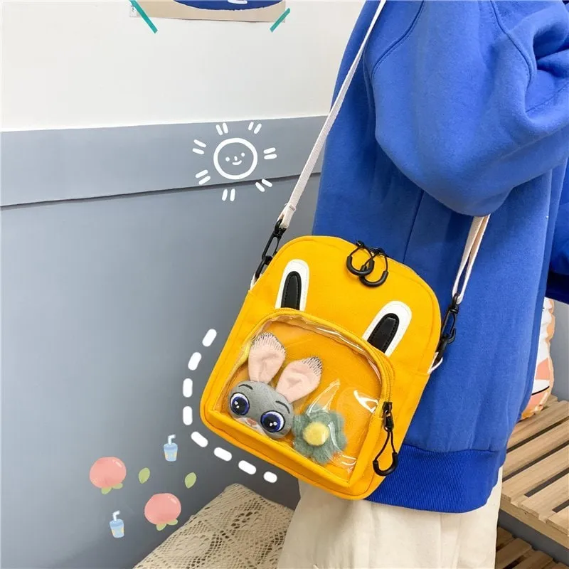 Kawaii Mini Transparent Backpack