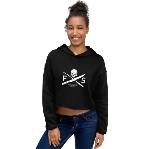 Knife and Steel ladies Crop Hoodie
