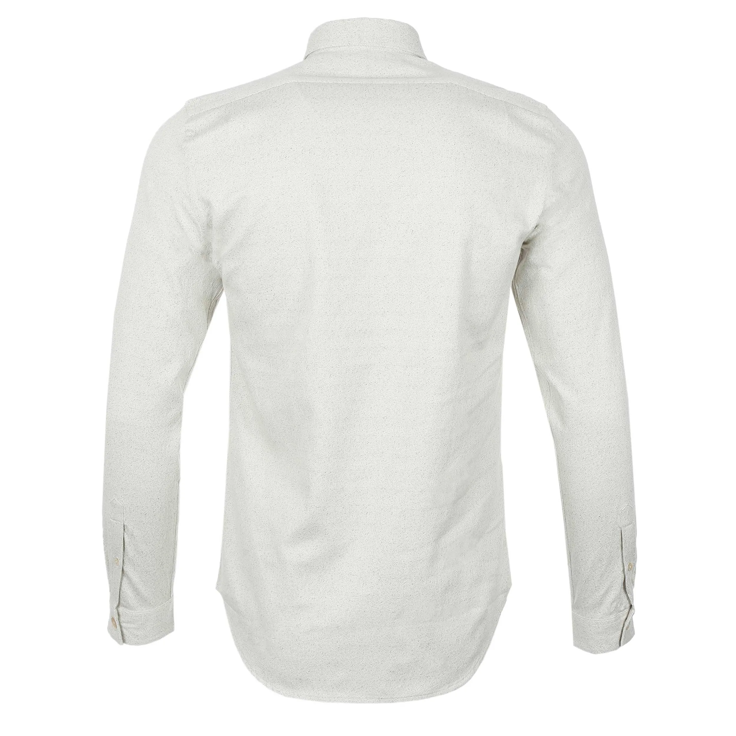 Paul Smith Tailored Fit LS Shirt in Stone White Fleck