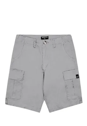 Private Stitch Stylish Cargo Shorts - Grey