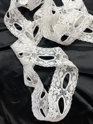 SALE Beading (Insertion) Lace Trim Vintage - Off White