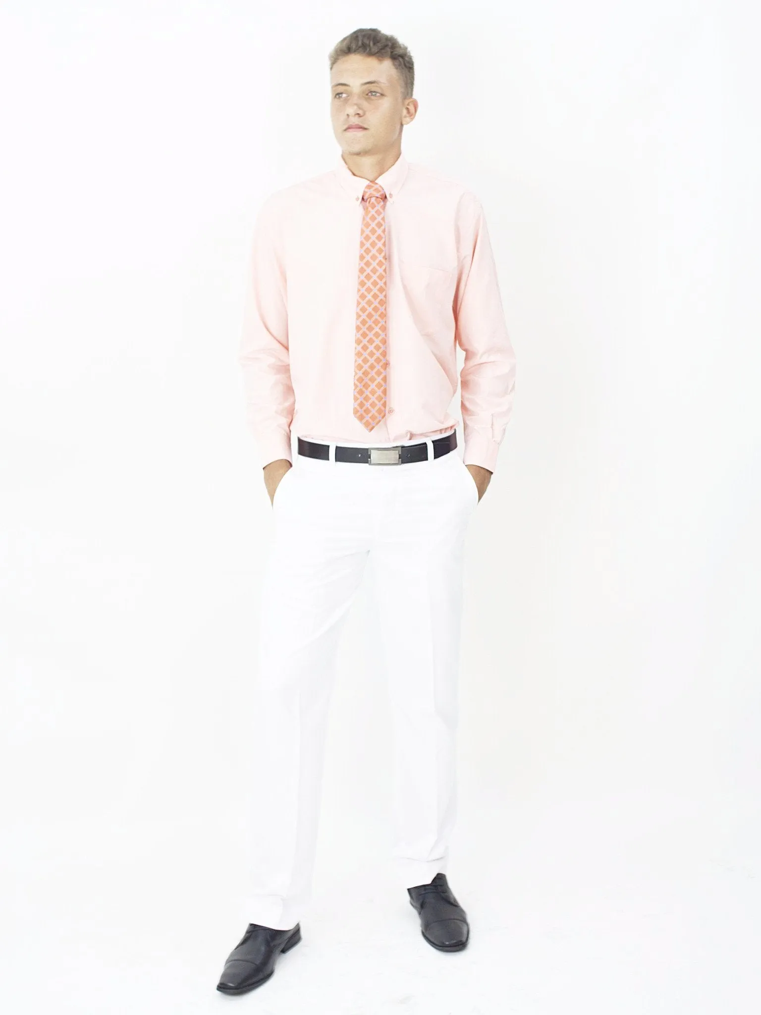 Slim Fit Dress Pant - White