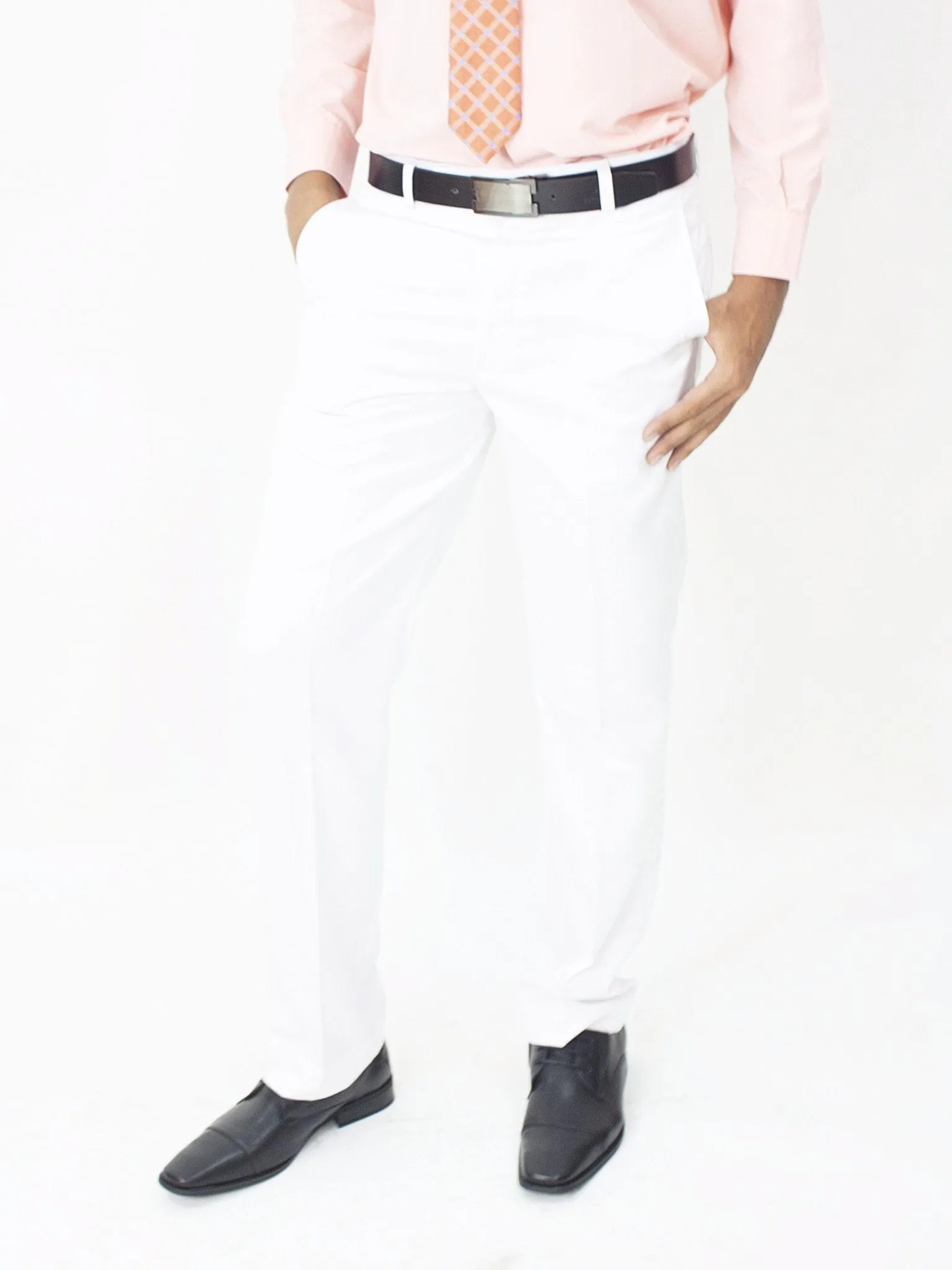 Slim Fit Dress Pant - White