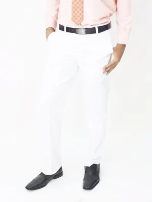 Slim Fit Dress Pant - White