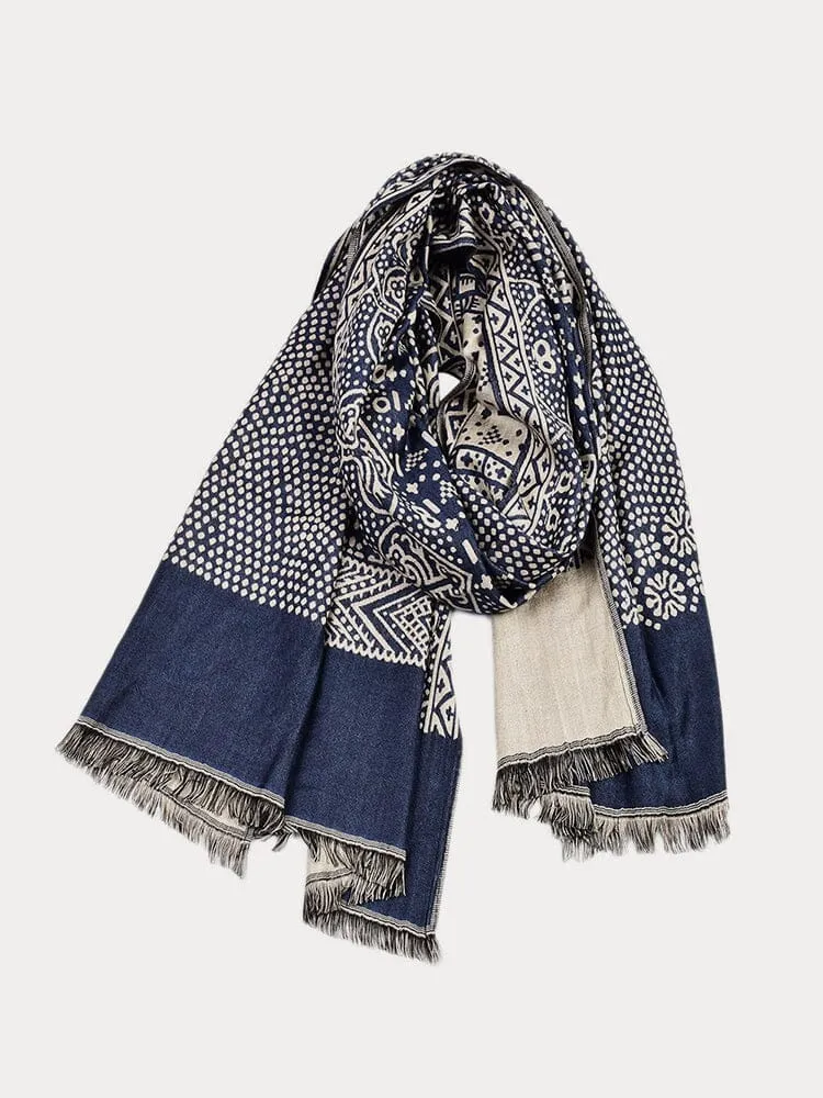 Stylish Tassel Paisley Scarf