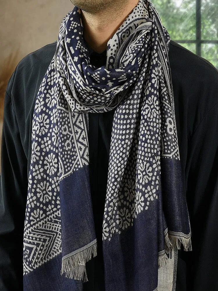 Stylish Tassel Paisley Scarf