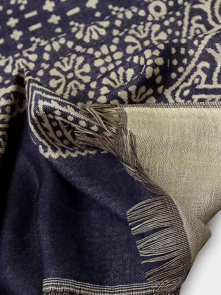 Stylish Tassel Paisley Scarf