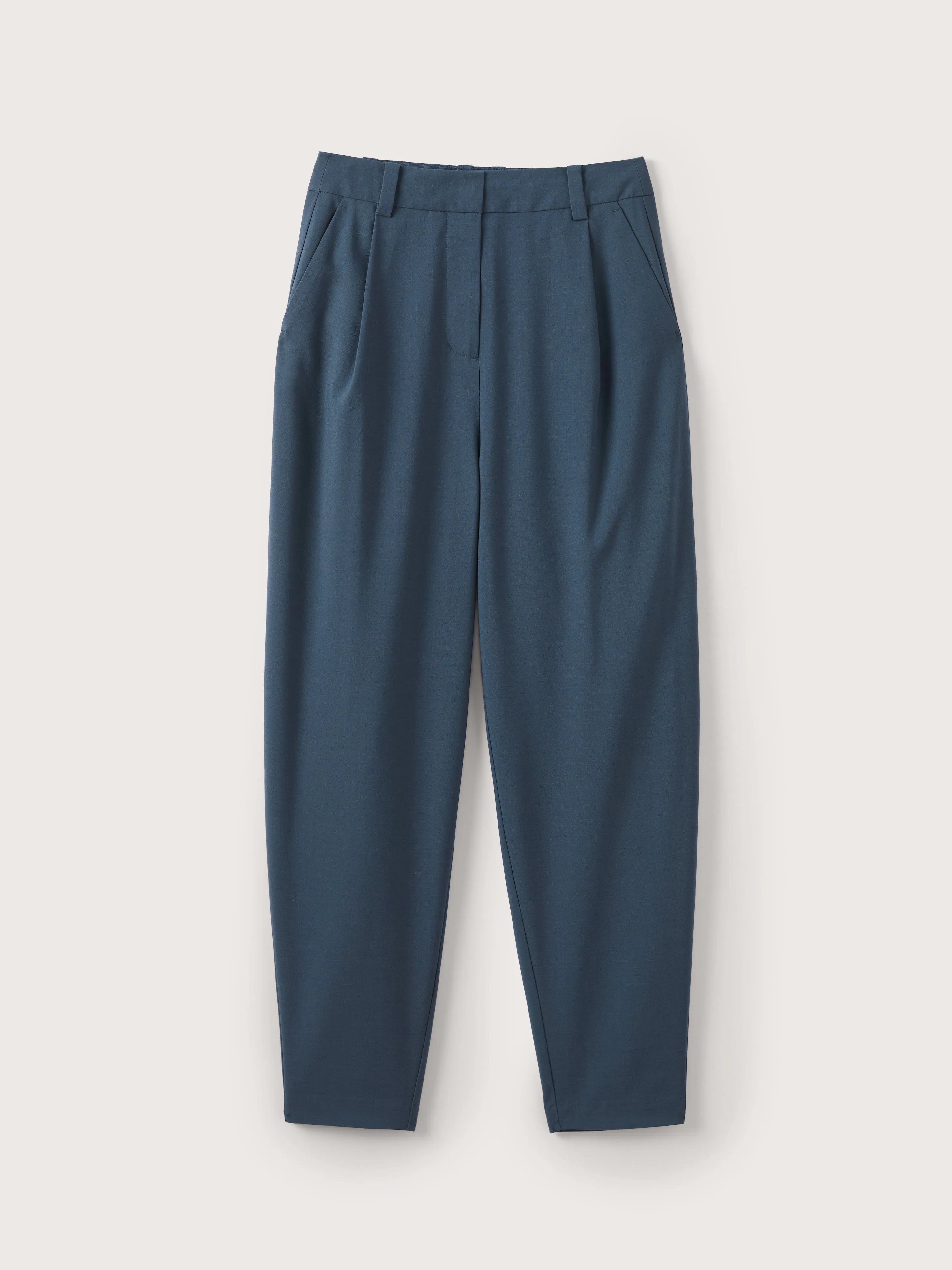 The Amelia Balloon Fit Pant in Slate Blue