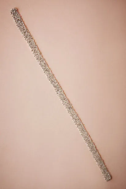 wedding fitted sash SB160112-fitted (snowfall as seen on BHLDN)