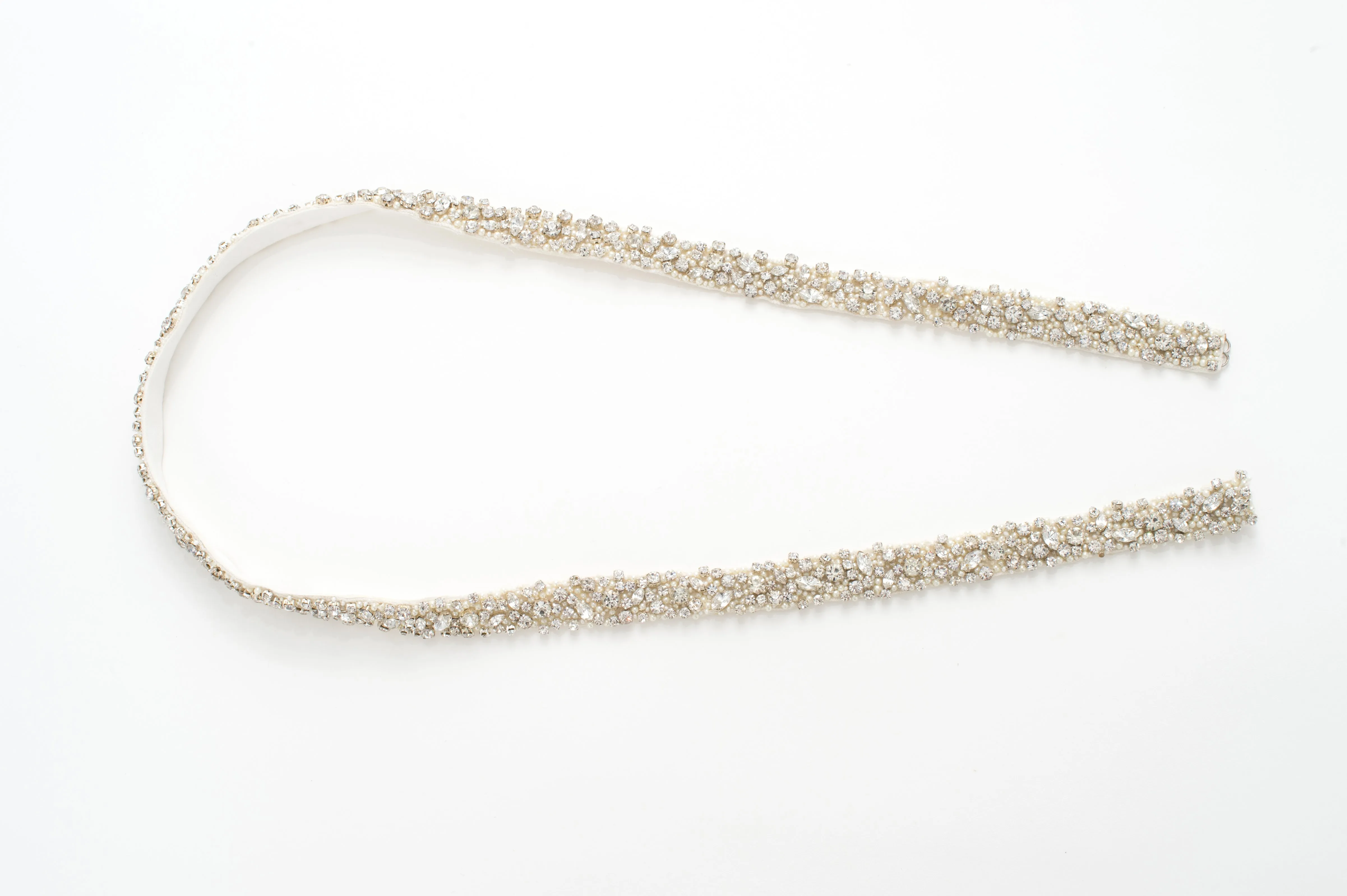 wedding fitted sash SB160112-fitted (snowfall as seen on BHLDN)